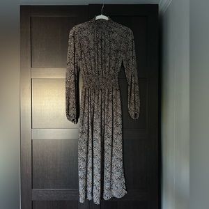 Mock neck maxi dress with cheetah print - Free Press.